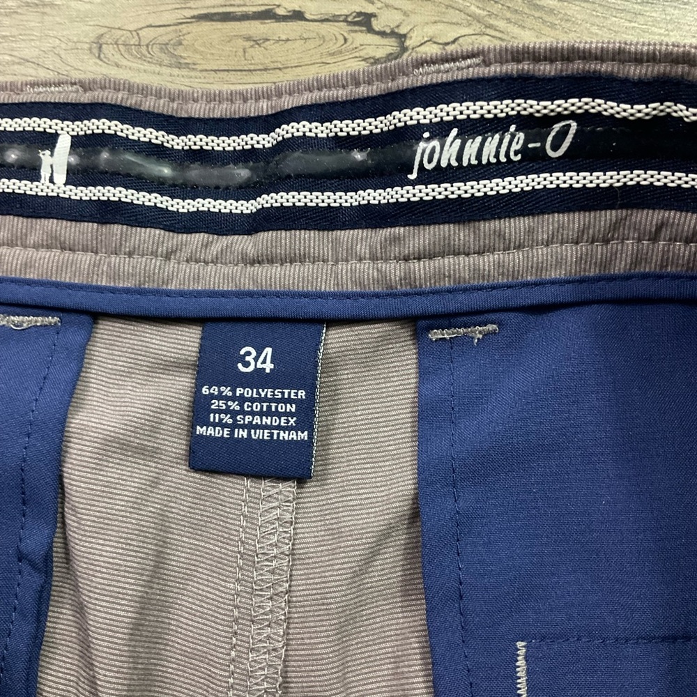 Johnnie-O Wyatt Performance Shorts Men's Sz 34 - Picture 5 of 7